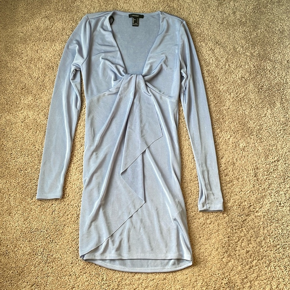 Forever 21 blue mini dress size small